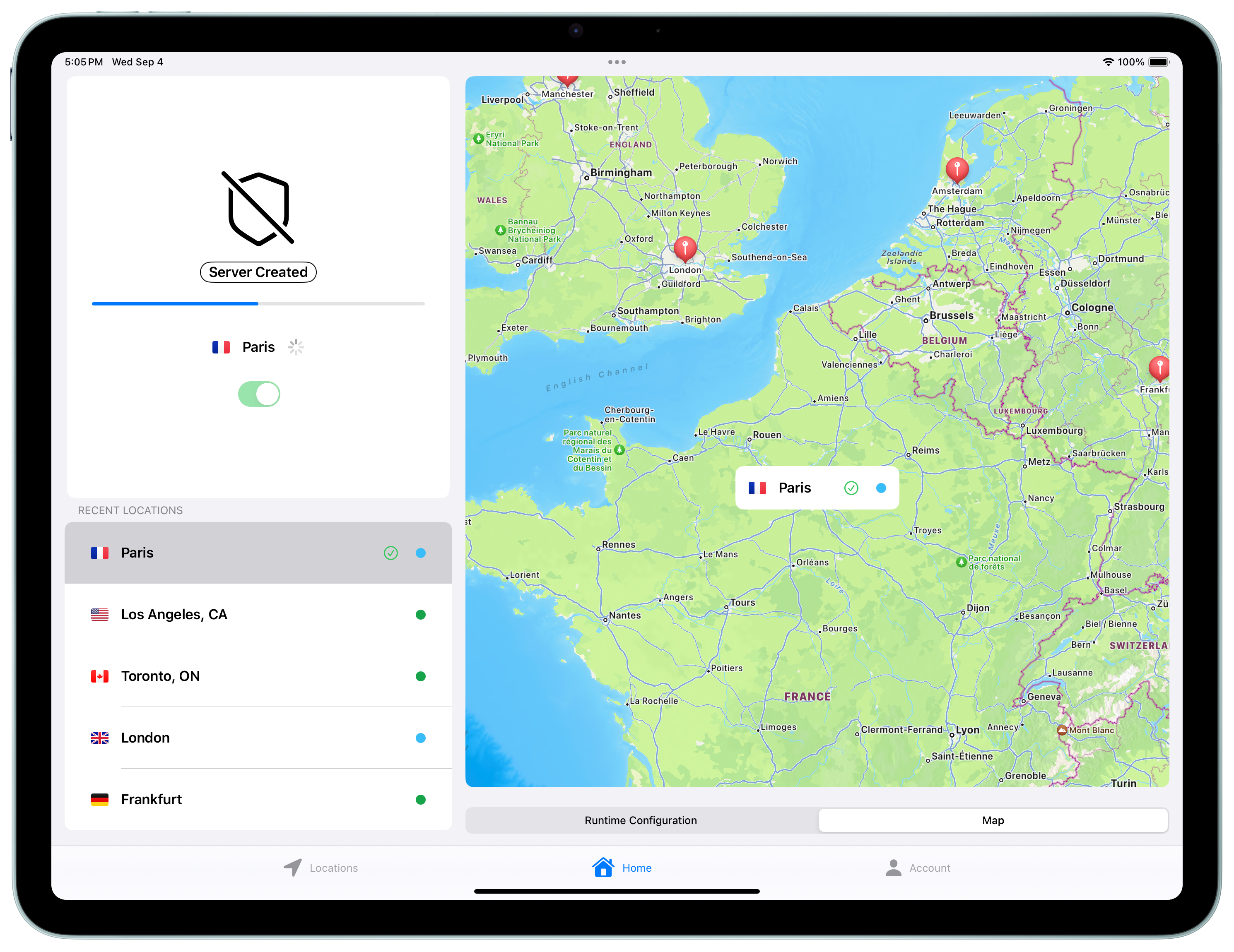 Singapore VPN on iPad